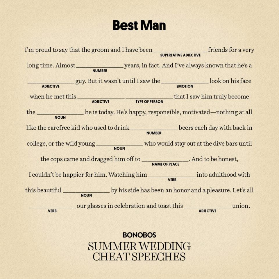 how to give a best man speech 2015 2016