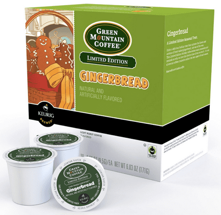 Gingerbread Seasonal K Cups 2016 - 2017