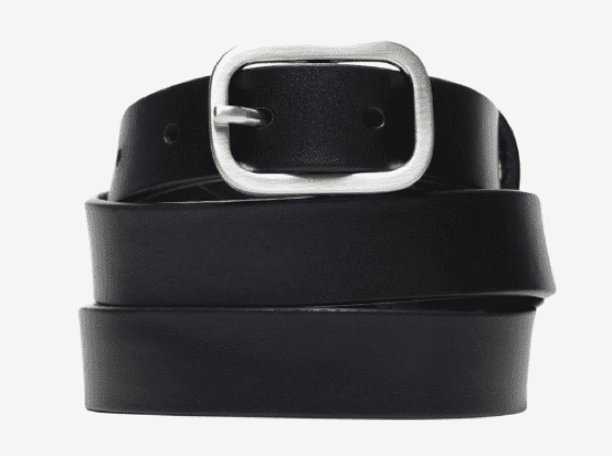 classic mens black leather belt 2015