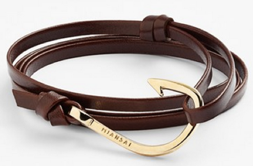 Brown Leather Miansai Bracelet for Men 2016