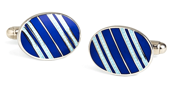 cuff-links-for-men-oval-blue