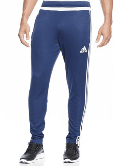 Blue on Grey Soccer Pants from Adidas