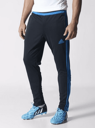 Adidas Blue Striped Soccer Running Pants