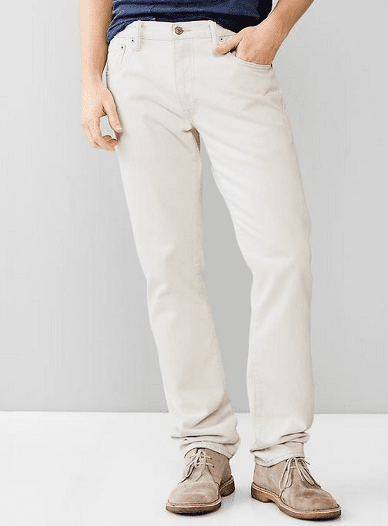 straight fit white jeans 2015