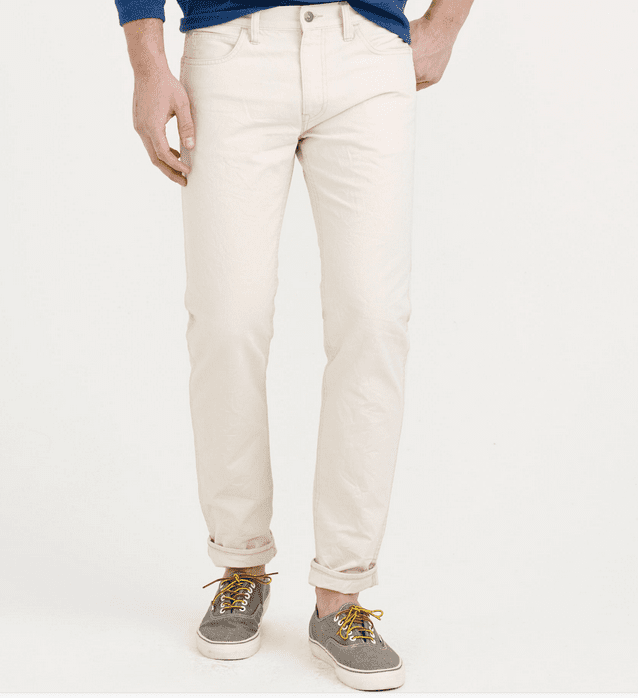 off white jeans for men wheat 2015
