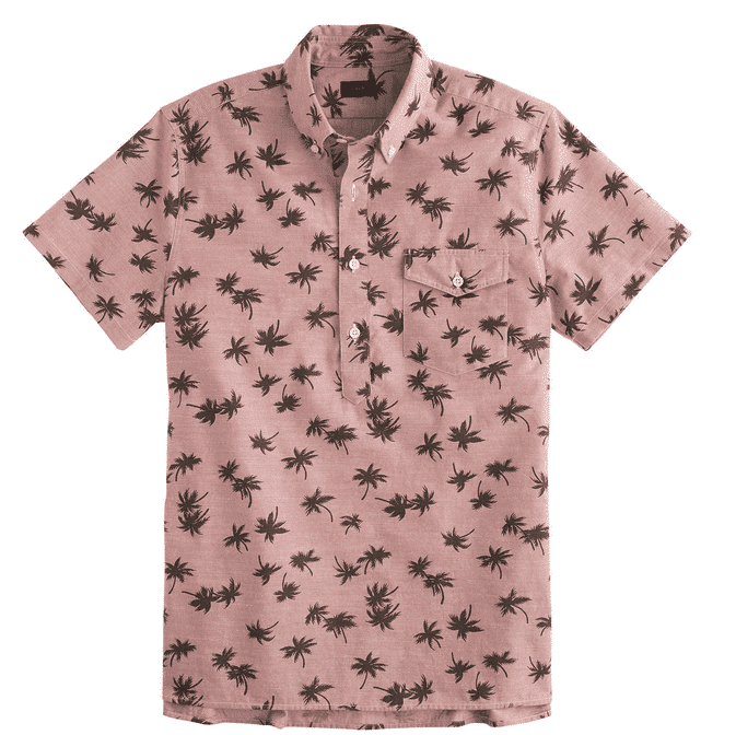 red-chambray-popver-shirt-palm-trees