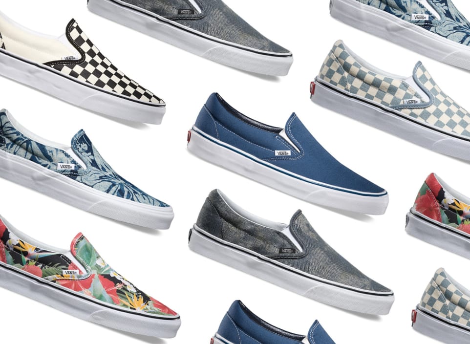 vans slip on sneakers