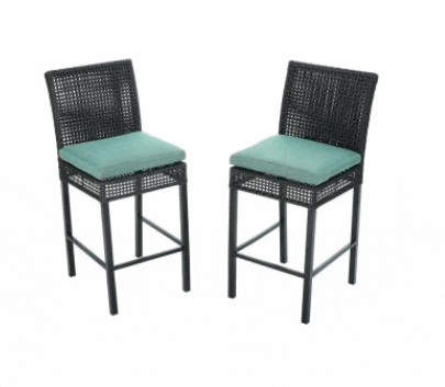 Fenton Patio High Dining Chain in Peacock and Java 2 Pack