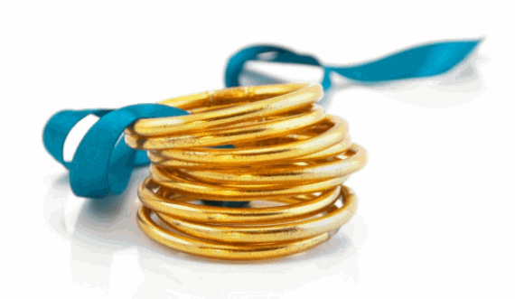 BudHaGirl All Weather Gold Bangles