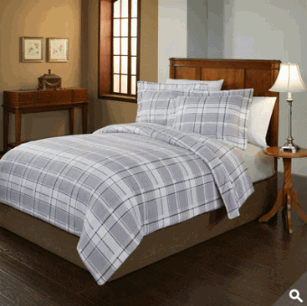 Pointehaven Jensen Flannel Duvet Cover