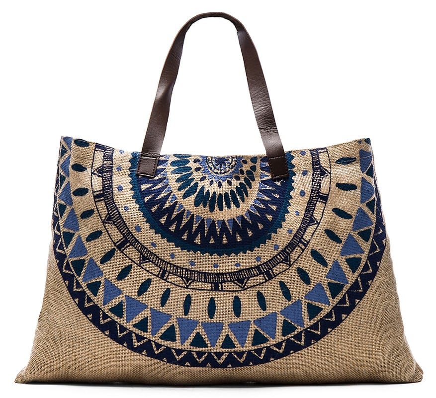 The Beach People Jute Majorelle Bag
