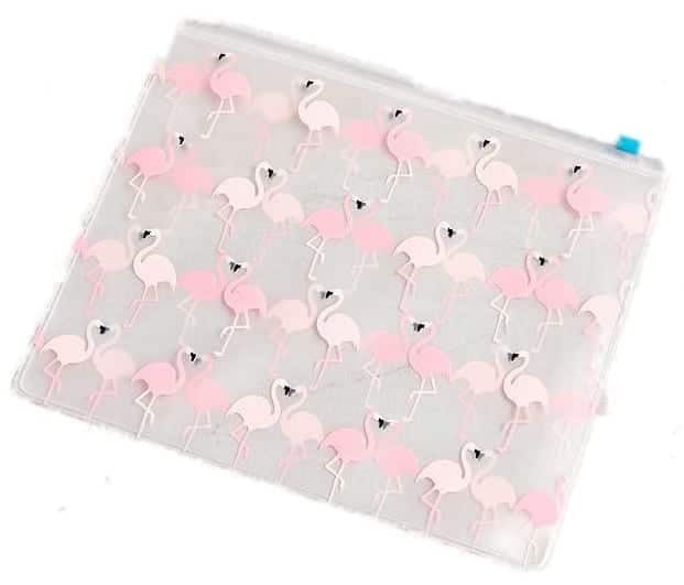 Urban Outfitters Flamingo Cosmetic Pouch