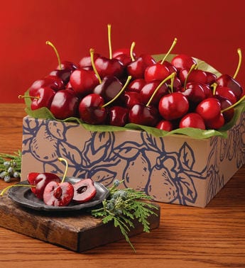 Holiday Cherries Gift Basket