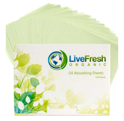 LiveFresh Organic Oil Absorbing Sheets