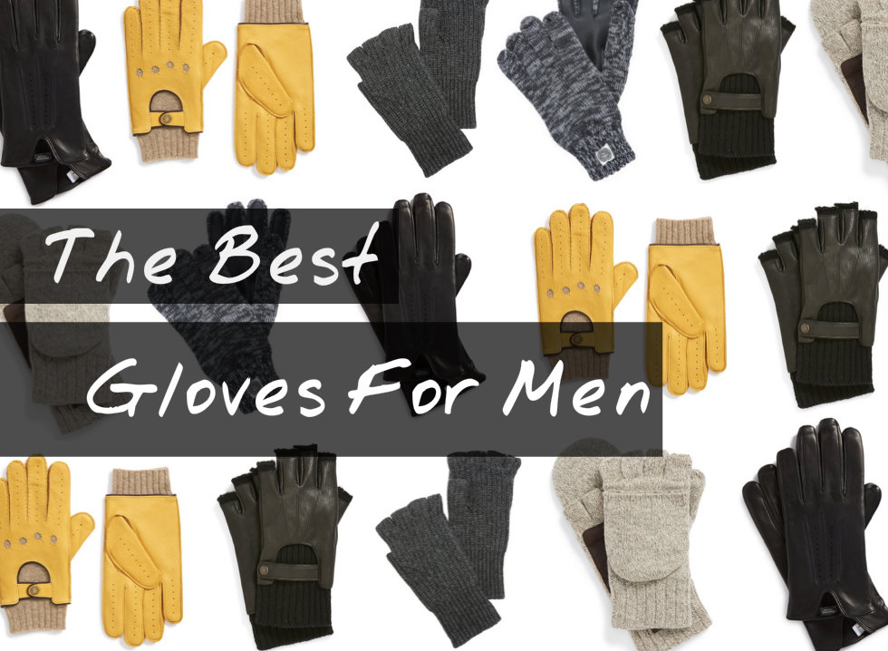 Best Leather Gloves For Men Winter 2016 - Knit & Touchscreen Fingerless Gloves