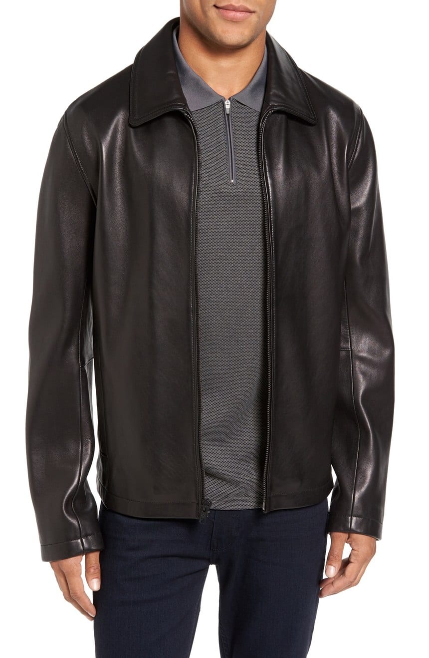 classis-black-leather-zip-up-jacket-vince-camuto-2016-2017