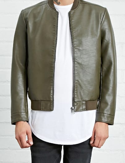 olive-green-faux-leather-jacket-forever-21-2016-2017