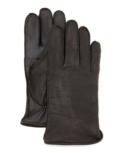 uggs-for-men-black-leather-gloves-2016