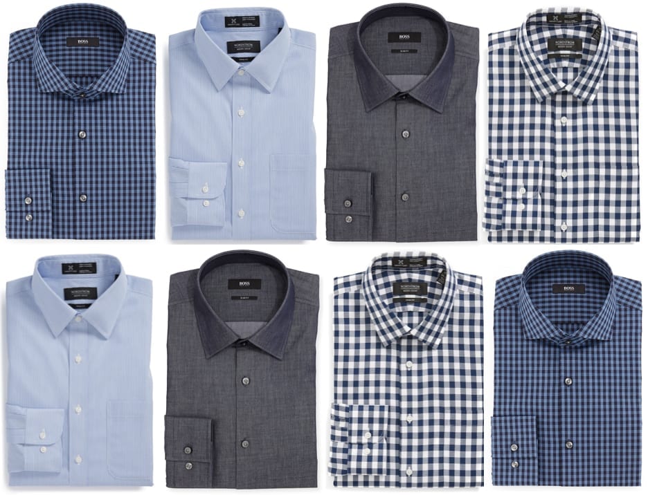 Slim ☀ Trim Fit Dress Shirt Styles