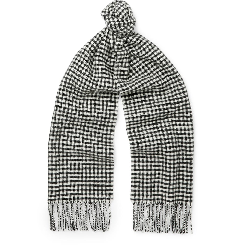 saint-laurent-black-white-gingham-wool-mens-scarf-2016-2017