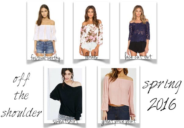 Off The Shoulder Tops