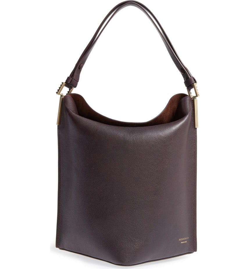 Aquatalia Leather Bucket Bag