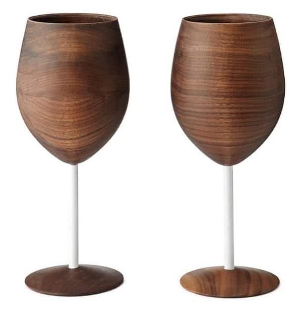 Best Friend Gifts 2016: Wooden Wine Glasses