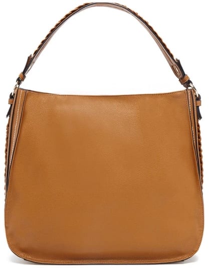 Braided Trim Shoulder Bag