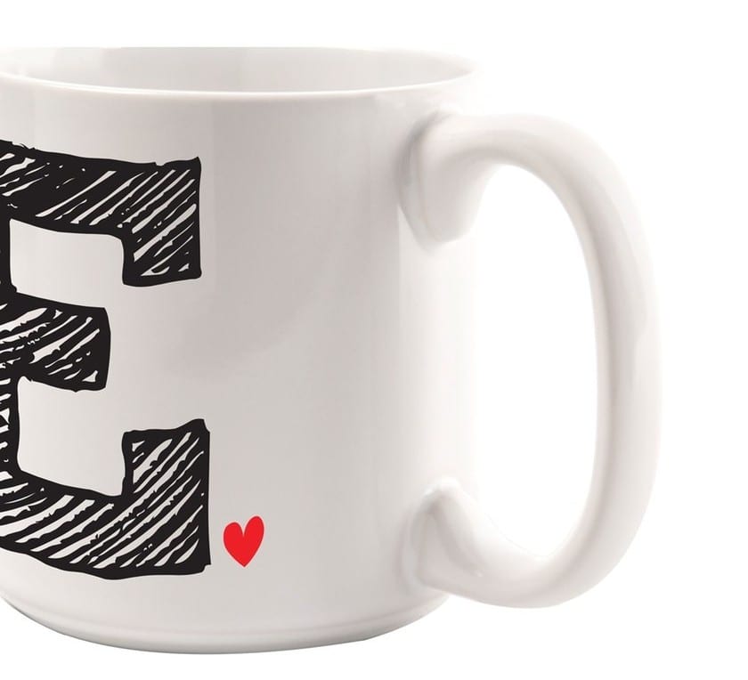 Best Personalized Coffee Mug: Initial Letter 2016