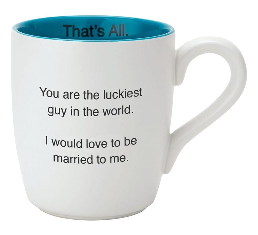 Funny Coffee Cups: You are Lucky.