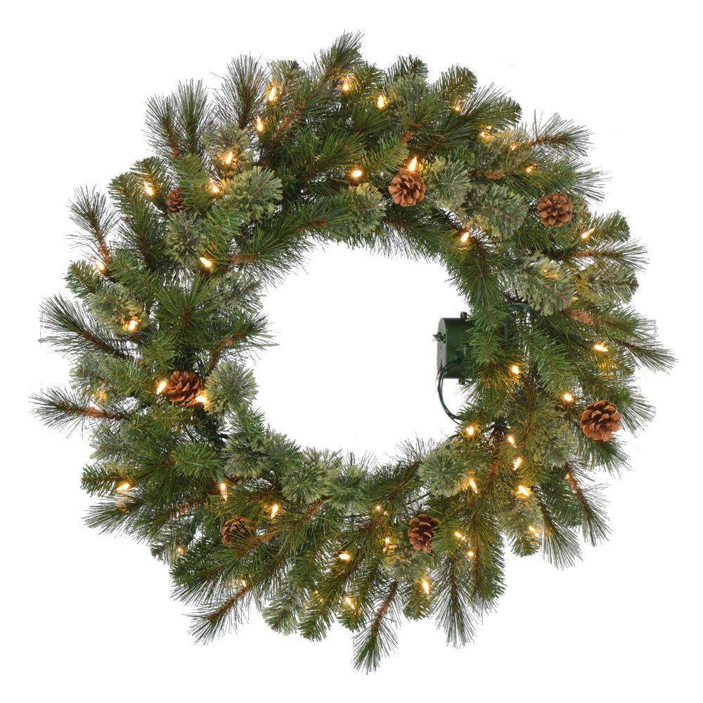 Best Christmas Wreaths 2016: Pre-Lit Front Door Decor Ideas