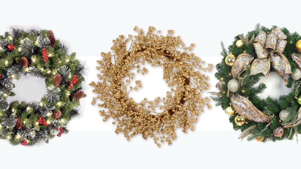 10 Best Artificial Christmas Wreaths for Front Door Decorating Ideas 2016 - 2017 Holiday