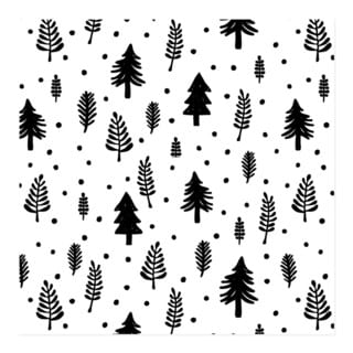 Pines and Sprigs Wrapping Paper