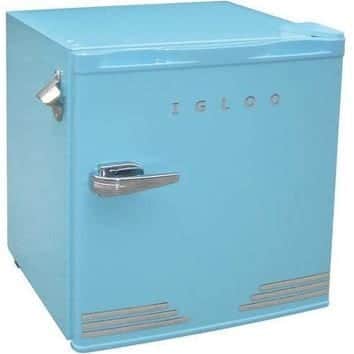 Best Mini Compact Refrigerators 2017: Retro Blue Small Igloo Fridge 2018