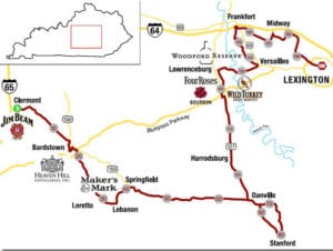 Bourbon Trail Map