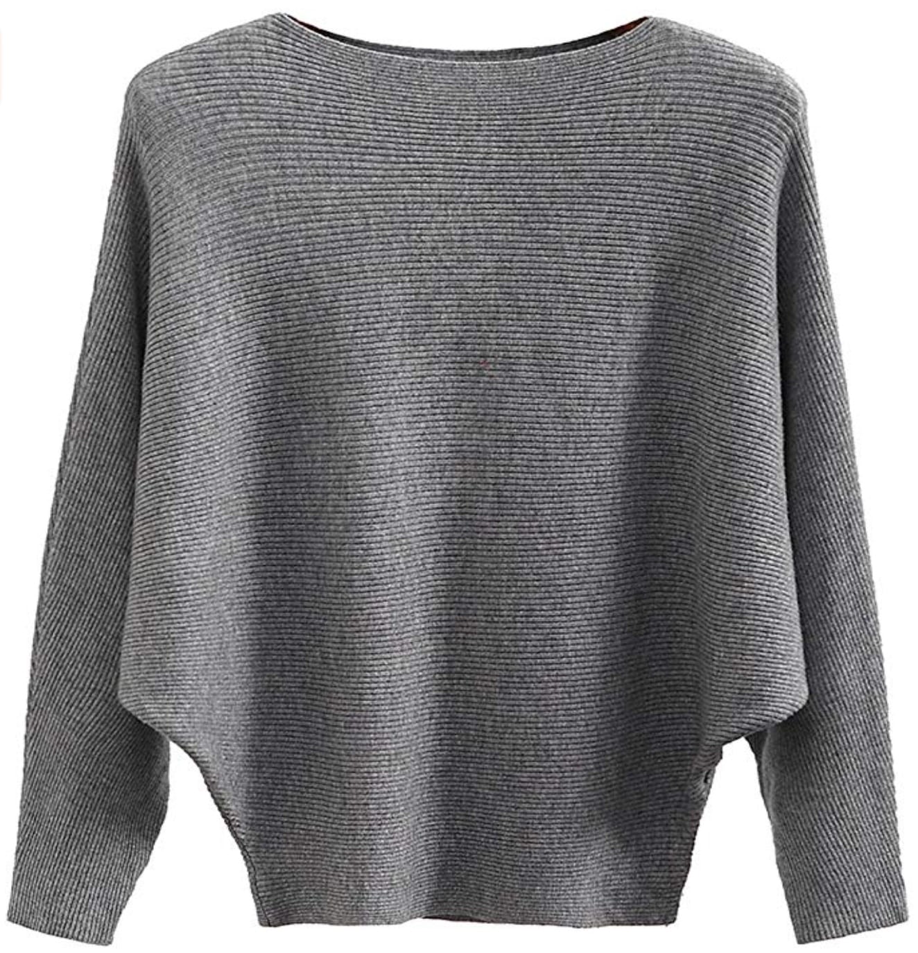 One Size Batwing Sleeve Sweater