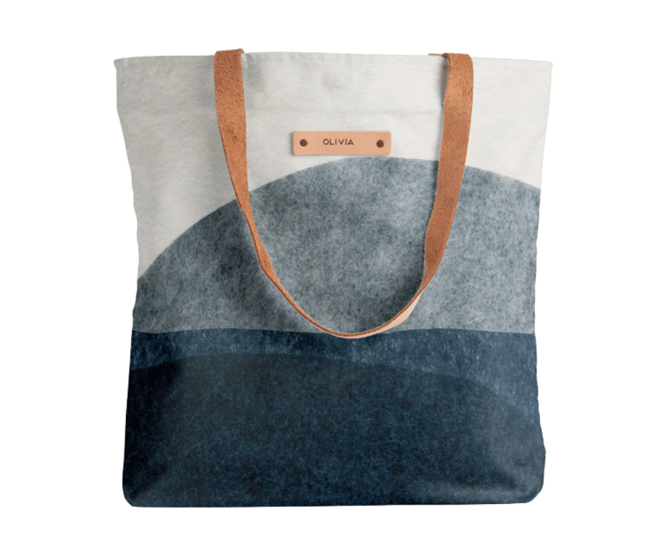Minted Tissue Overlay Tote Bag