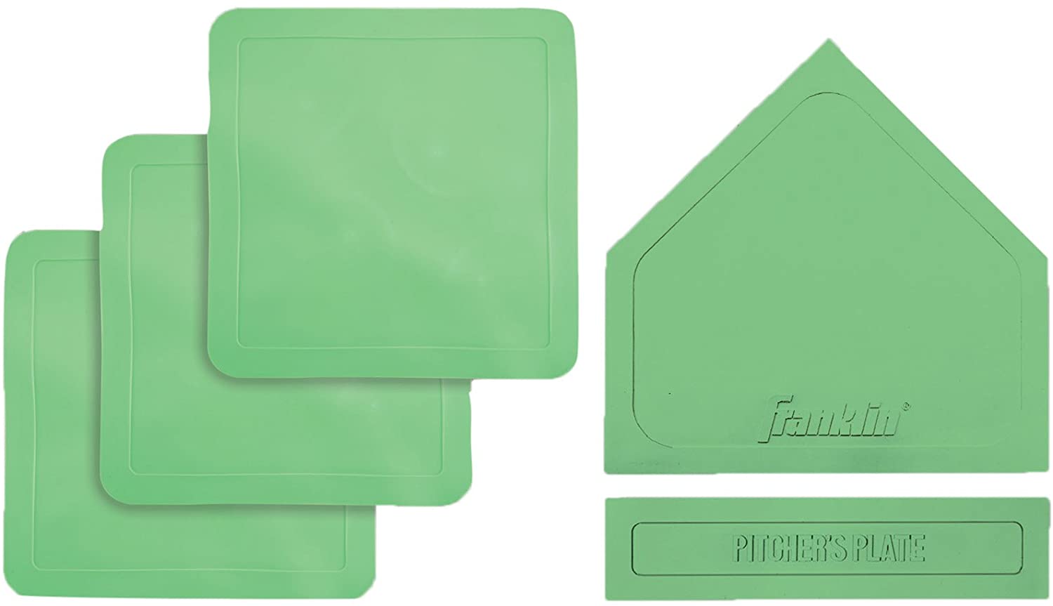 Franklin Sports Rubber Throw Down Bases