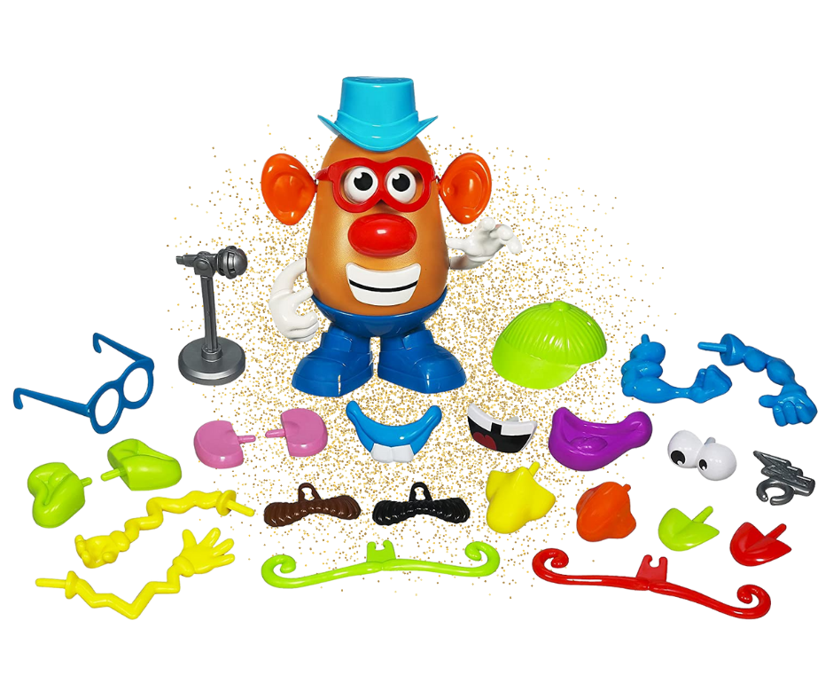 Playskool Mr. Potato Head Silly Suitcase Parts and Pieces