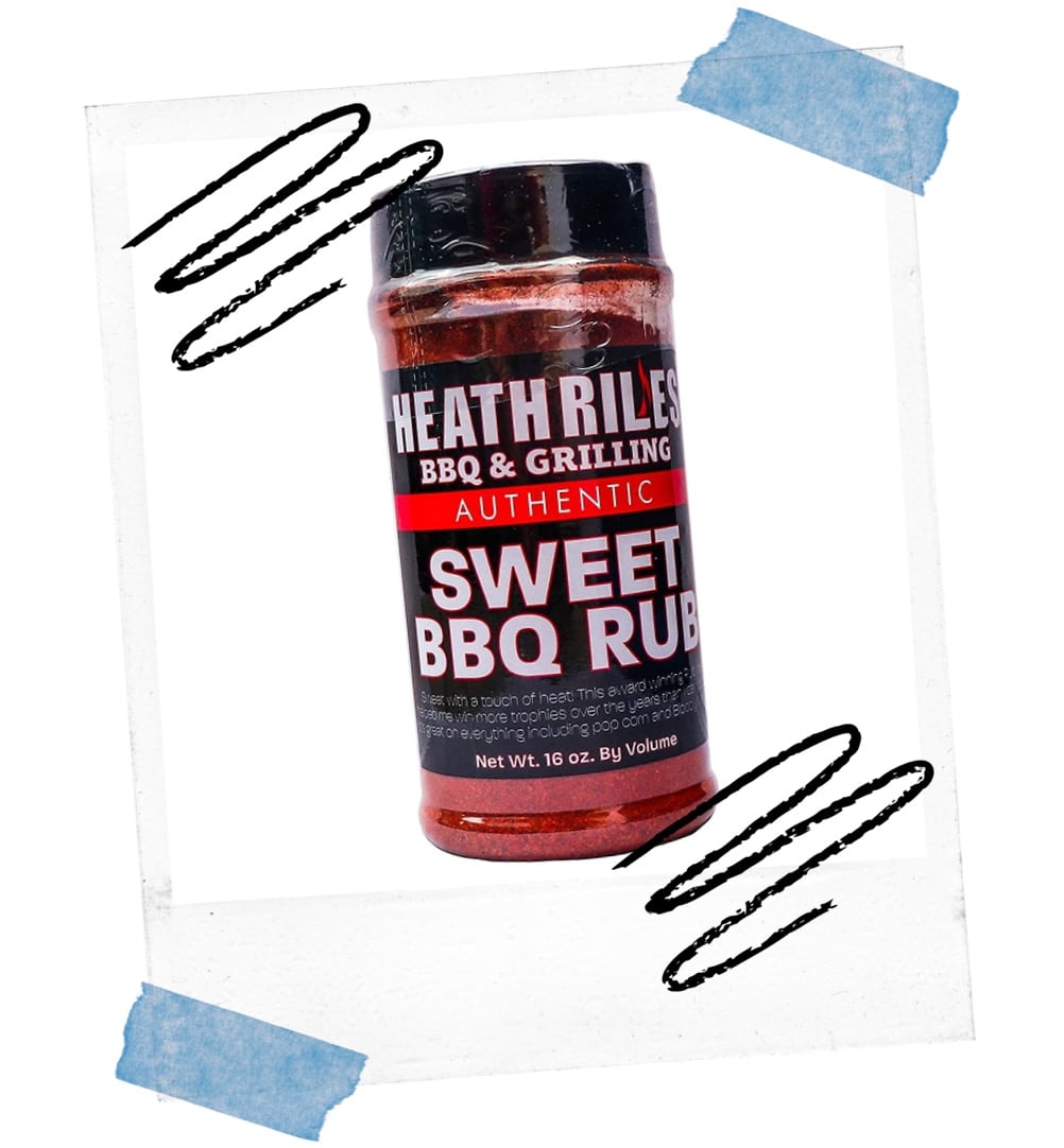 Heath Riles BBQ and Grilling Authentic Sweet BBQ Rub