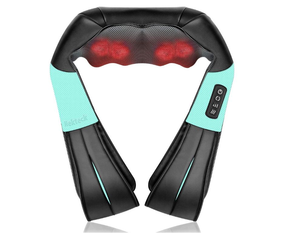 Nekteck Shiatsu Neck and Back Massager with Soothing Heat