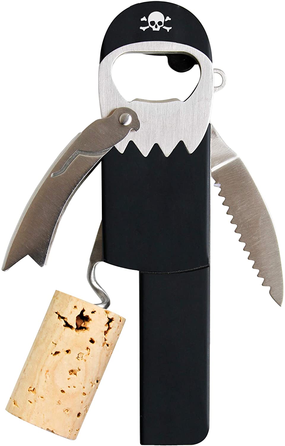 Legless Pirate Wine and Beer Bottle Opener