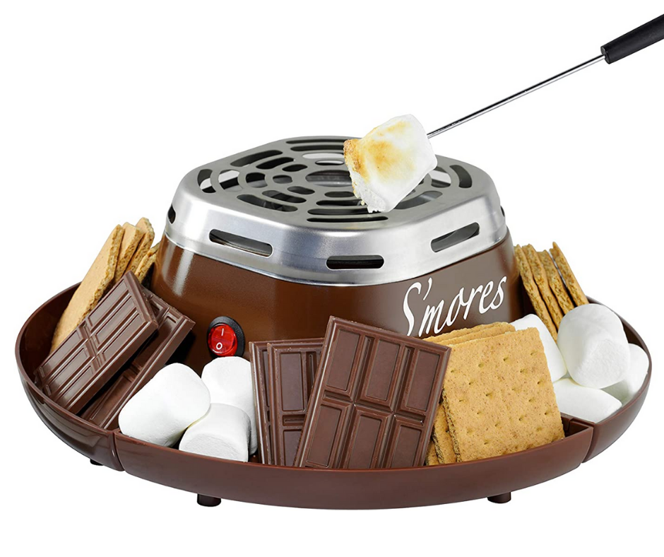 Nostalgia Indoor Electric Stainless Steel S'mores Maker