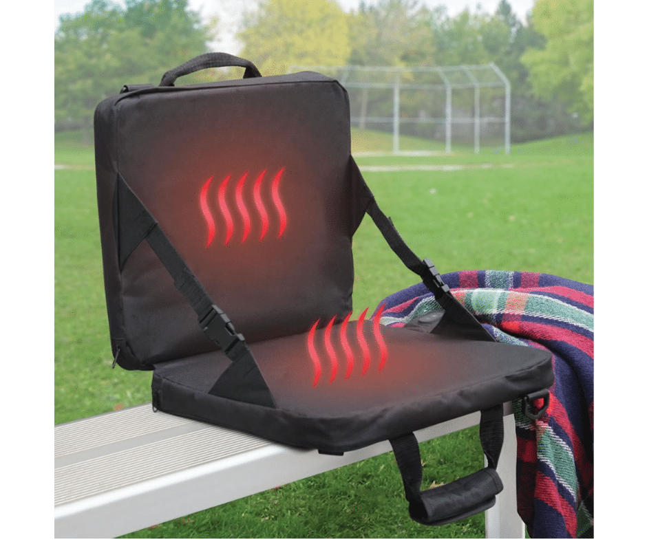 Rechargeable Heater Massaging Stadium Seat