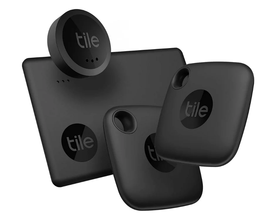 Tile Mate Essentials 4 Pack: Tracker for Keys and Wallet