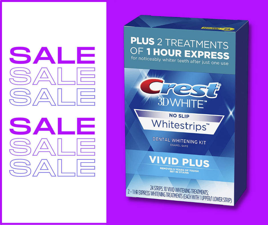 Crest Whitestrips on Sale this Martin Luther King Jr. Day! - Deals on 3D White Strips