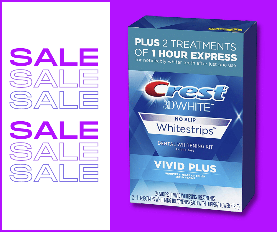 Crest Whitestrips on Sale October 2023. - Deals on 3D White Strips