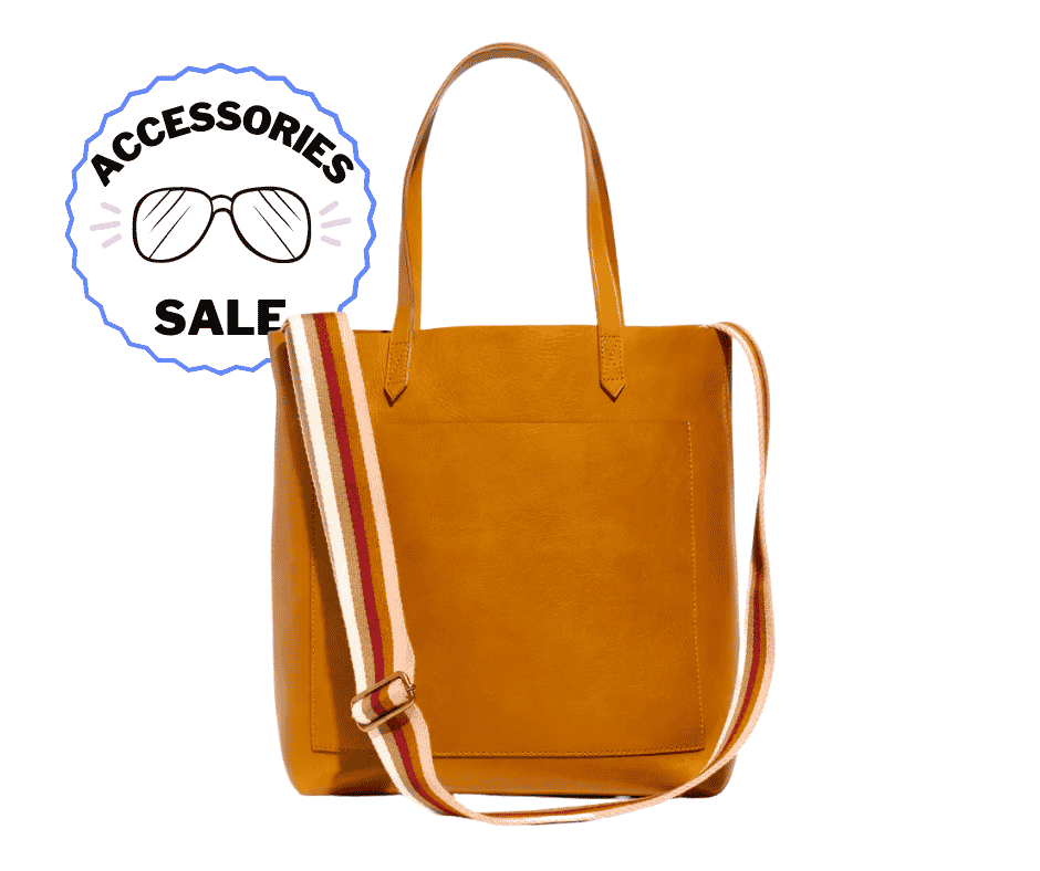 Madewell Stripe Strap Transport Tote