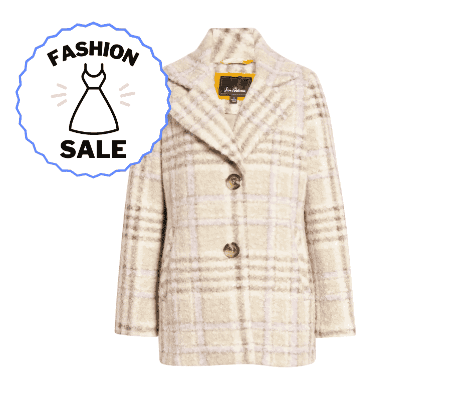 Sam Edelman Plaid Teddy Jacket