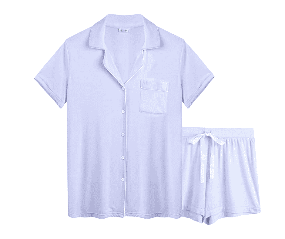Joyaria Short Sleeve Bamboo Pajama Set